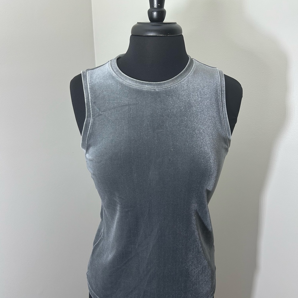 GAP Metallic Gray Tank Top
